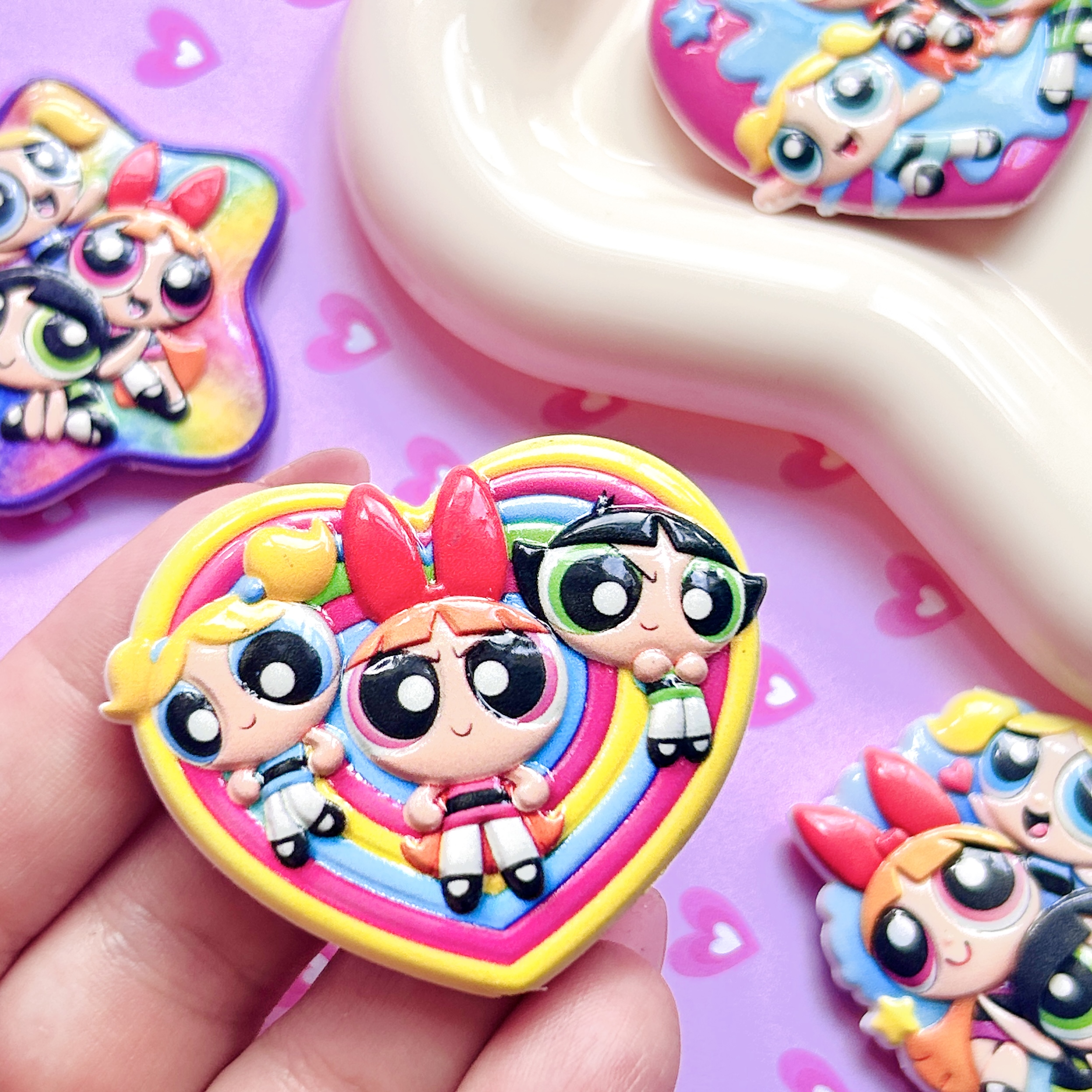 PPG 2D Acrylic Rainbow Series Beads - Image 1