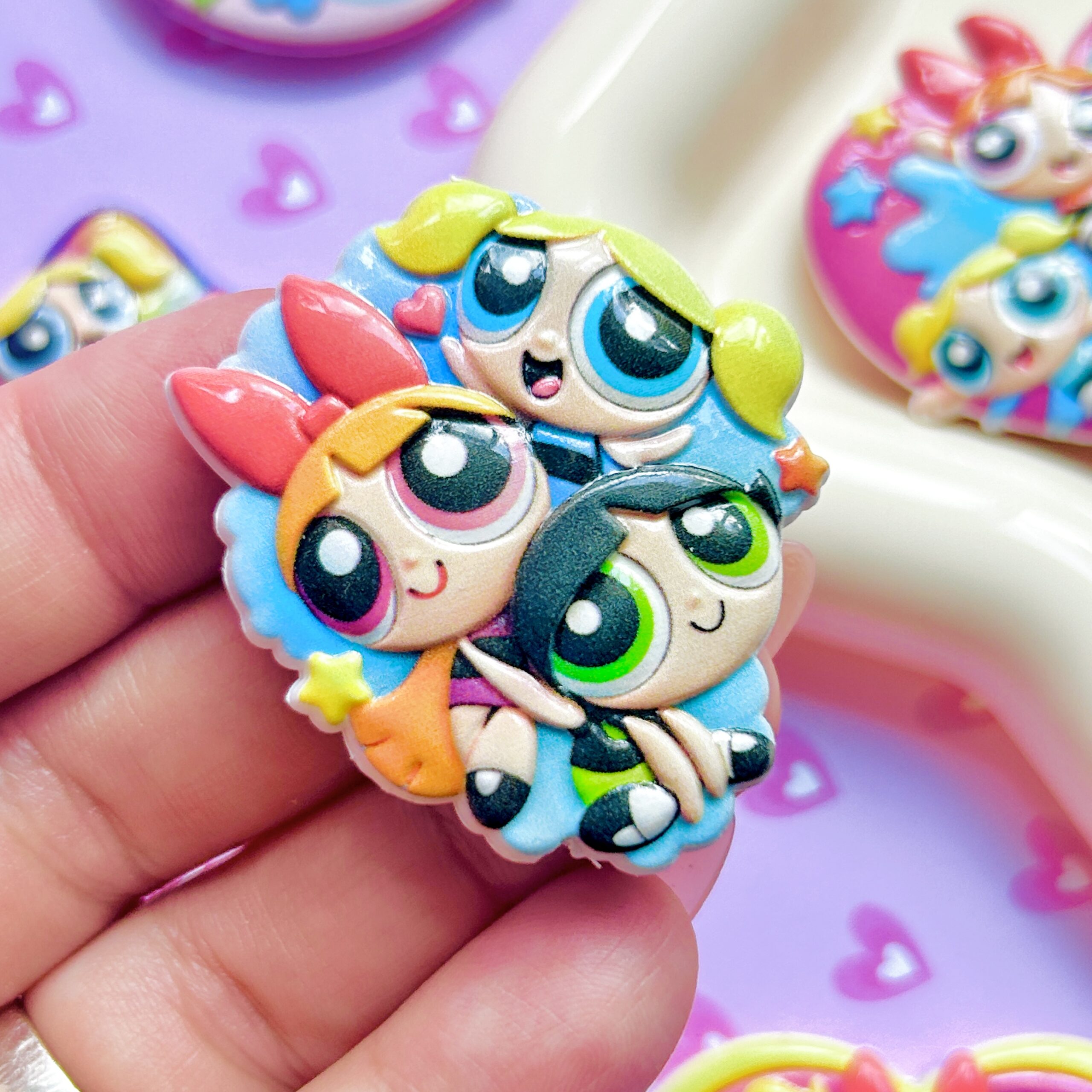 PPG 2D Acrylic Rainbow Series Beads - Image 3
