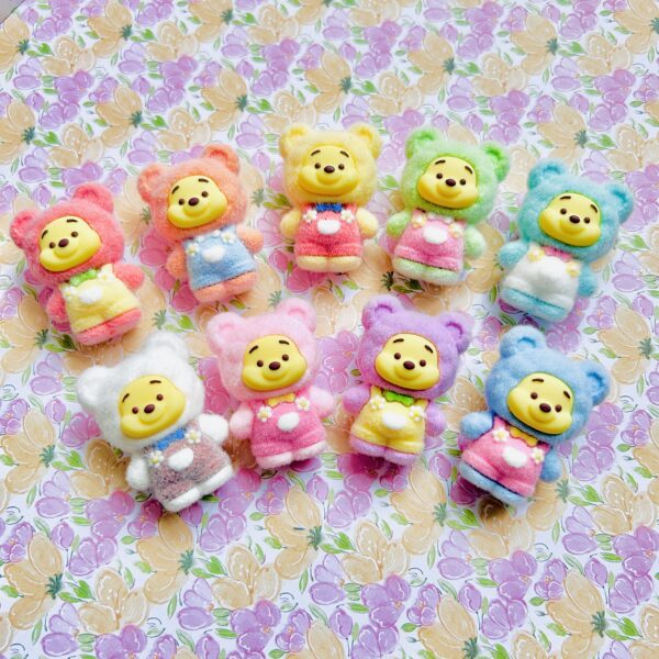 Honey Bear Fuzzy Character Bead 1pc