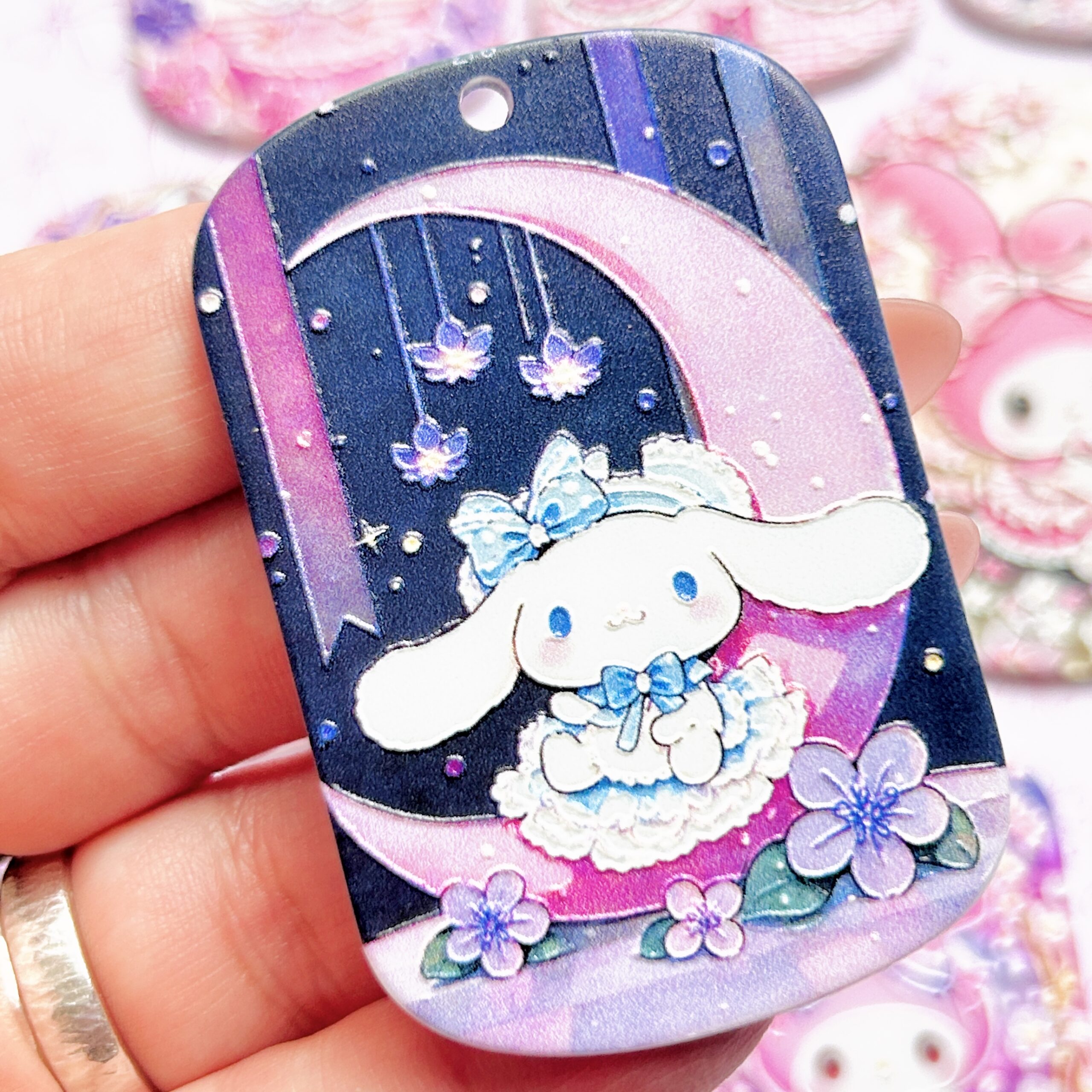 Melo & Cinna Acrylic Pendant 1pc - Image 9